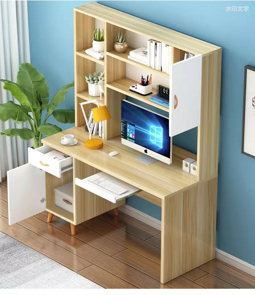 Escritorio de oficina adaptable del dormitorio de madera de la venta caliente de los muebles de Ministerio del Interior del estudio moderno del escritorio adulto del ordenador