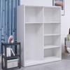 Muebles de dormitorio de madera personalizados, vestidor, armario, sin bisagras de puerta, armario y guardarropa para habitación familiar