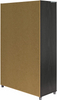 Ameriwood Home Systembuild Evolution Camberly Armario de 3 puertas con marco, roble negro