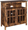 Convenience Concepts Big Sur Highboy Mueble para TV con gabinetes de almacenamiento