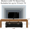 Soporte de TV LED Soportes de televisión de alto brillo Luces LED RGB Soporte de TV rústico de madera TV Gabinete de TV para juegos para sala de estar Dormitorio