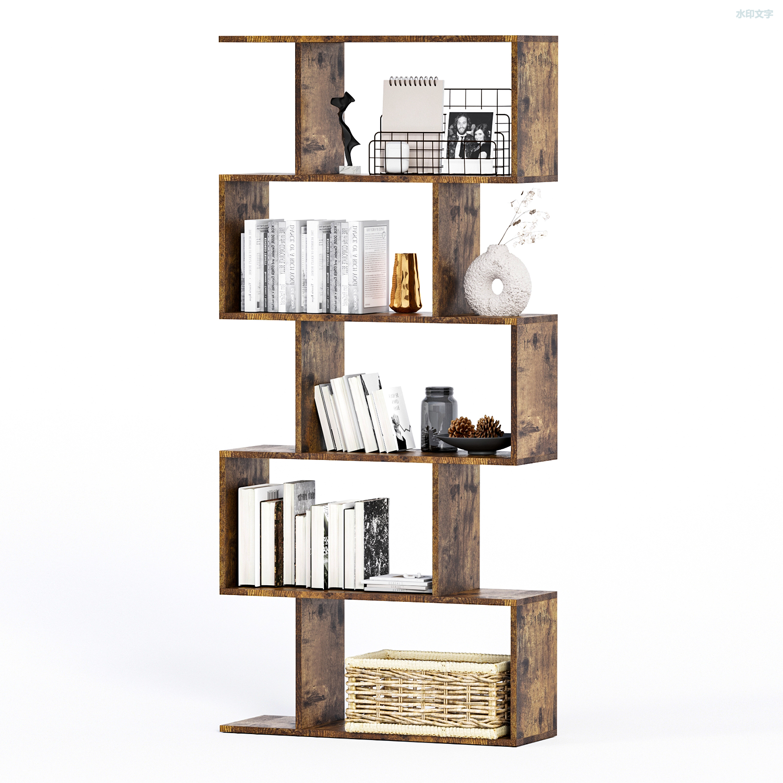 Caja de libro moderna simple de Styl del estante de libros de los muebles del sistema de dormitorio del sitio de madera de alta calidad al por mayor
