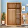 Armario de madera, armario para ropa, cajón, armario para dormitorio, organizador, armario grande